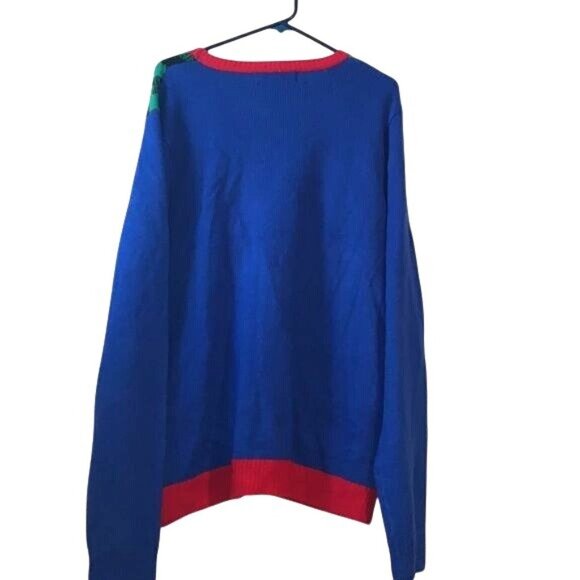 Jolly Sweaters Christmas Sweater XL Gift Bow Design Red/Green/Blue Long Sleeve - Picture 7 of 9